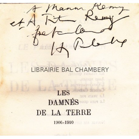 Les damnés de la terre  Roman