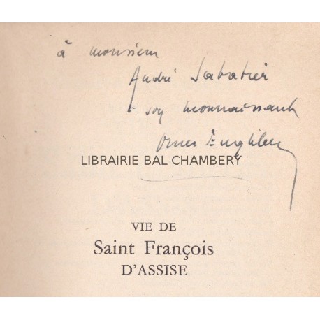 Vie de Saint François d'Assise