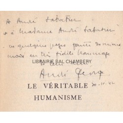Le véritable humanisme  : Propos sur la culture littéraire et scientifique