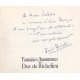Fantaisies amoureuses du Duc de Richelieu