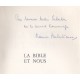 La Bible et nous - Traduit de l'allemand par Maurice Muller-Strauss