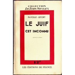 Le juif cet inconnu