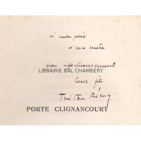 Porte Clignancourt  Edition Originale