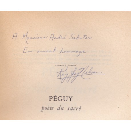 Péguy Poète du sacré - Essai sur la poétique de Péguy