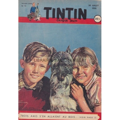 Tintin chaque jeudi, n° 91, troisième année