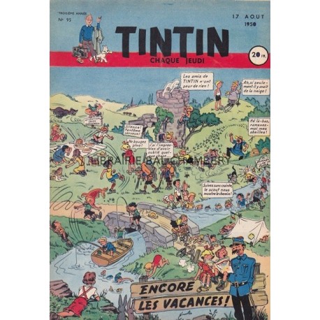 Tintin chaque jeudi, n° 95,  troisième année