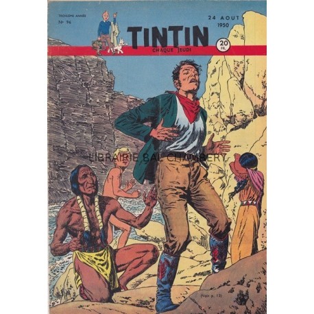 Tintin chaque jeudi,  n° 96,  troisième année