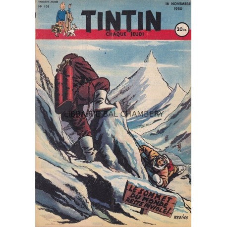 Tintin chaque jeudi, n°108,  troisième année