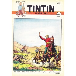 Tintin chaque jeudi, n°42,  deuxième  année