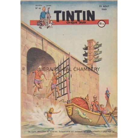 Tintin chaque jeudi, n°44,  deuxième  année