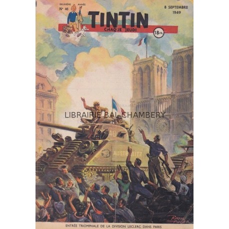 Tintin chaque jeudi,  n°46,  deuxième année