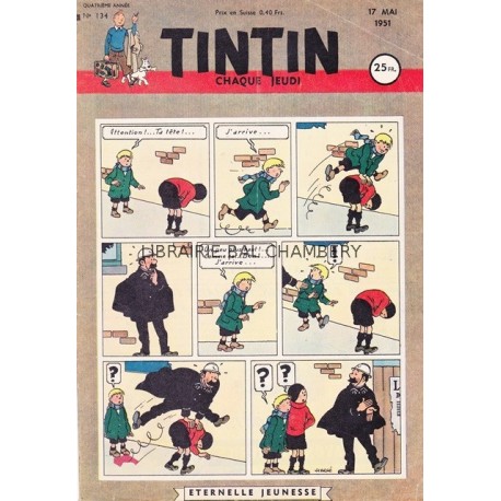 Tintin chaque jeudi, n°134, quatrième année