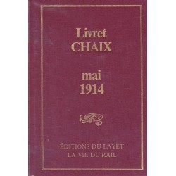 Livret CHAIX - mai 1914 - Tomes 1 et 2