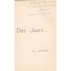 Des Jours ... Poésies