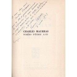 Charles Maurras, numéro d'écrou 8.321