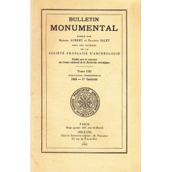 Bulletin Monumental - Tome CXI - 1953, 1° fascicule