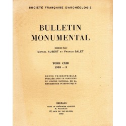Bulletin Monumental - Tome CXIII - 1955, 3° fascicule