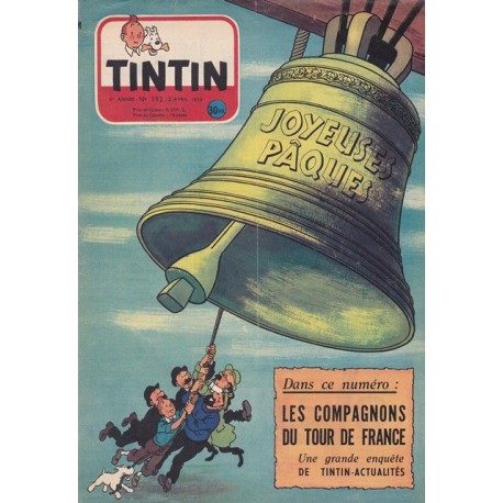 Tintin chaque jeudi,  n° 232,  sixième année