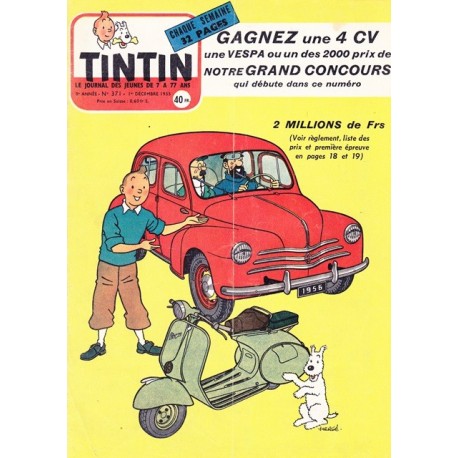 Tintin chaque jeudi,  n° 371,  huitième année