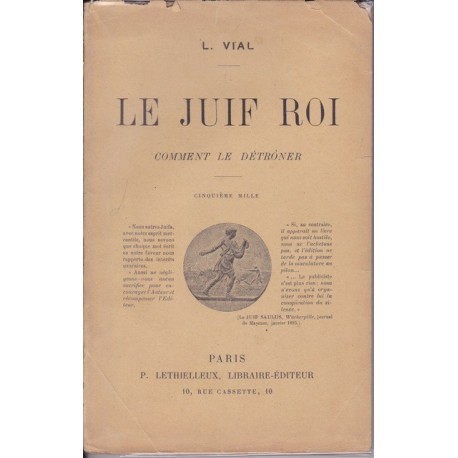 Le juif roi - Comment le détrôner - Cinquième mille