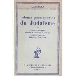 Valeurs permanentes du Judaisme