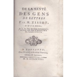 De la santé des gens de lettres