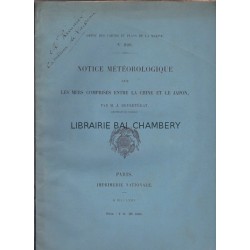 Notice météorologique sur les mers comprises entre la Chine et le Japon