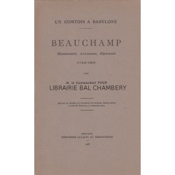 Un Comtois à Babylone  Beauchamp  1752 - 1801