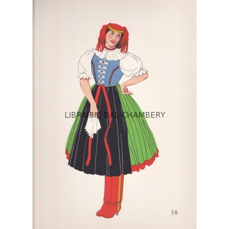 Costumes nationaux - Autriche - Hongrie - Tchéco-Slovaquie - Pologne