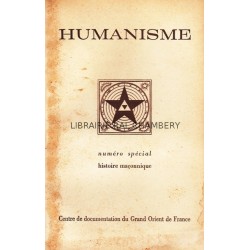 Humanisme Bulletin du Centre de documentation du Grand Orient de France N° 57 Humanisme