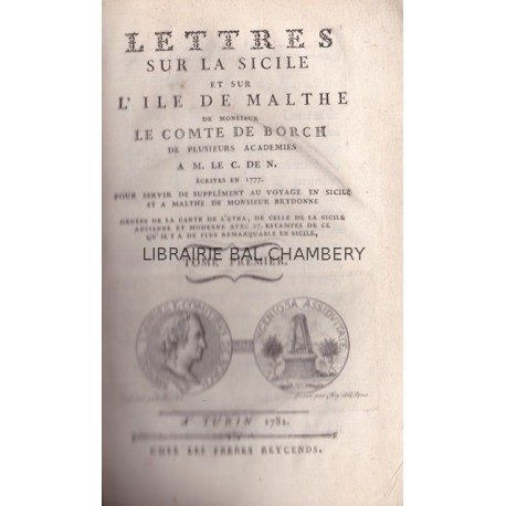 Lettres sur la Sicile et l'Ile de Malthe - 2 T