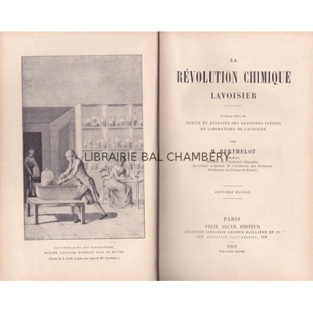 La révolution chimique - Lavoisier