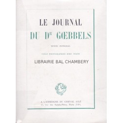 Le journal du Dr Goebbels - Texte intégral