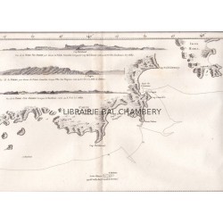 Gravure n° 5  -" Carte de la Terre Van-Diemen " - A Voyage to the Pacific Ocean [Third Voyage]
