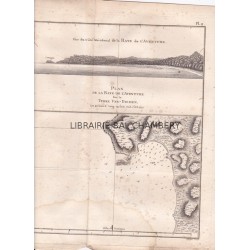 Gravure n° 9  -" Terre de Van-Diemen " - A Voyage to the Pacific Ocean [Third Voyage]