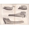 Gravure n° 40 - " Divers ouvrages des habitans de l'entrée de Nootka " - A Voyage to the Pacific Ocean [Third Voyage]