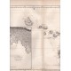 Gravure n° 59 - " Carte des Isles Sandwich " - A Voyage to the Pacific Ocean [Third Voyage]