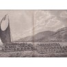 Gravure n° 61 - " Téréoboo, roi d'Owyhee au Capitaine Cook, aux Isles Sandwich " - A Voyage to the Pacific Ocean [Third Voyage]