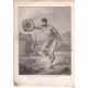 Gravure n° 62 - " Homme de l'isle Sandwich dansant" - A Voyage to the Pacific Ocean [Third Voyage]