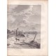 Gravure n° 72 - " Vue de Bolcheretzkoi bourgade du Kamtchatka  " - A Voyage to the Pacific Ocean [Third Voyage]