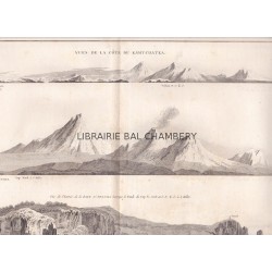 Gravure n° 85 - " Vues de la Côte du Kamtchatka" - A Voyage to the Pacific Ocean [Third Voyage]