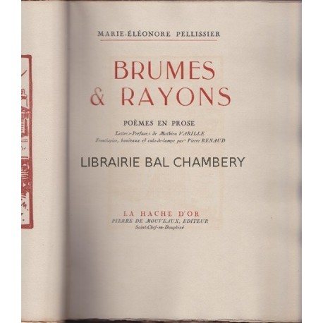 Brumes & rayons - Poèmes en prose