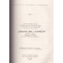 Rapport sur une mission exécutée dans le N.E. du Tchad en décembre 1966 et janvier 1967 - Série A3