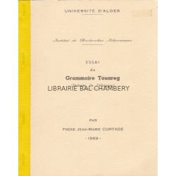 Essai de grammaire Touareg (Dialecte de l'Ahaggar)