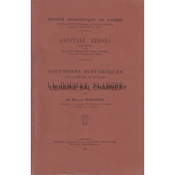Aristide Bergès  Documents historiques sur l'origine du nom de la Houille Blanche