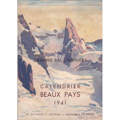 Calendrier Beaux Pays 1941