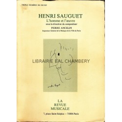 Henri SAUGUET  L'homme et l'oeuvre