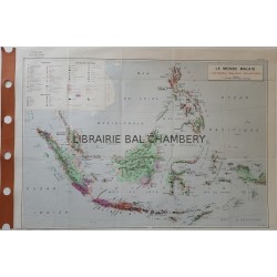 Carte économique Le Monde Malais N° 65 - (Indonésie - Malaisie - Philippines)