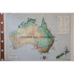 Carte économique de l'Australie et de la Nouvelle-Zélande  (n°74)