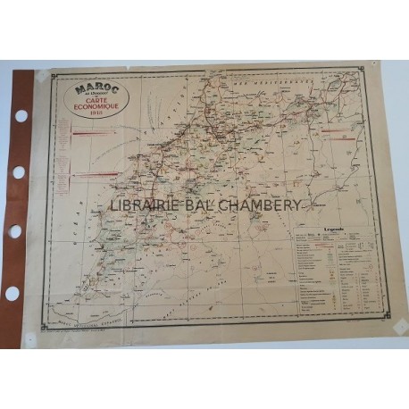 Carte économique du Maroc